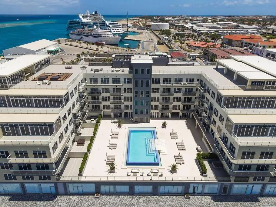 *New* 2Bd 2Bath Apt With Ocean View, Pool, Gym Daire Oranjestad