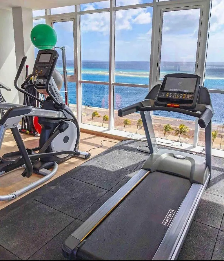 *New* 2Bd 2Bath Apt With Ocean View, Pool, Gym Daire Oranjestad Aruba